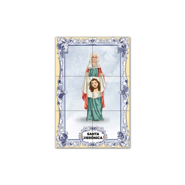 Saint Veronica Tile Panel 30 cm x 45 cm