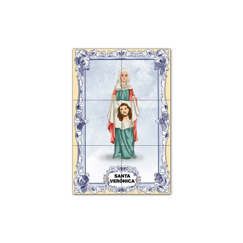 Saint Veronica Tile Panel 30 cm x 45 cm