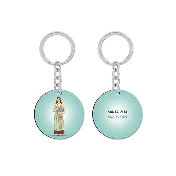Saint Zita Keychain