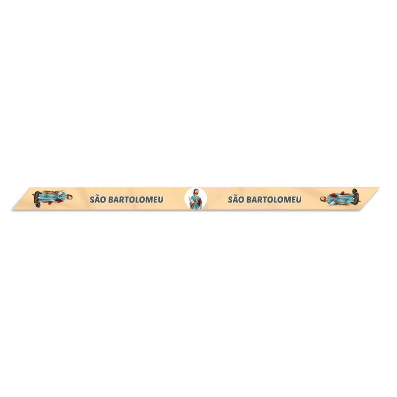Saint Bartholomew fabric bracelet