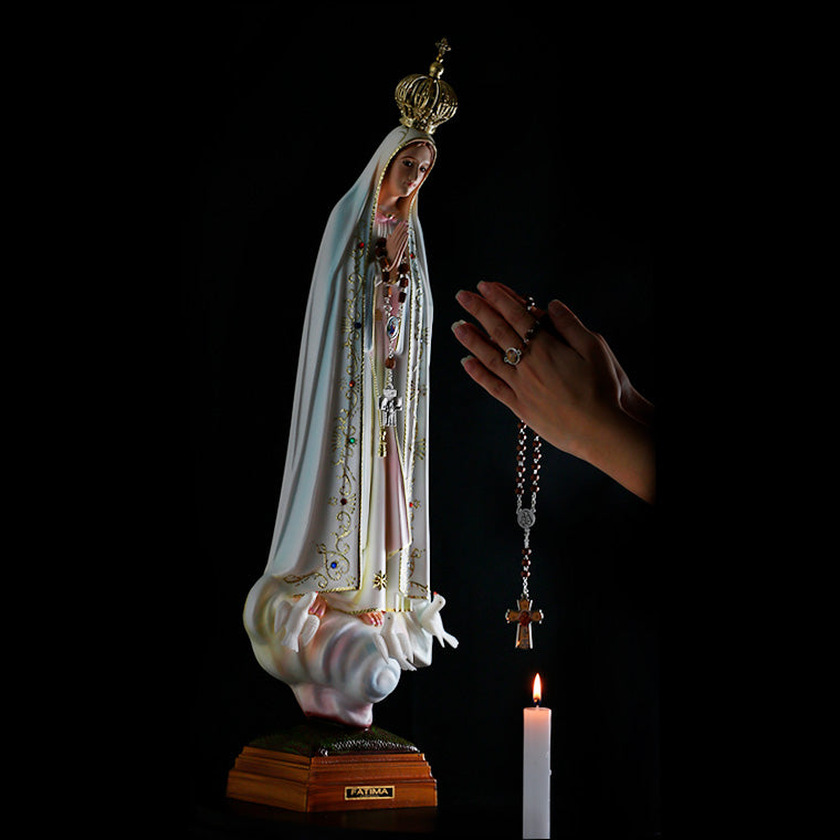 Nossa Senhora de Fátima | 27,5 polegadas - 70 cm | Resina