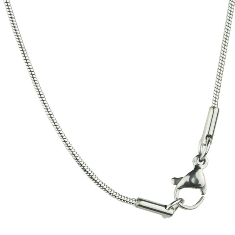 Stainless steel necklace 45 cm