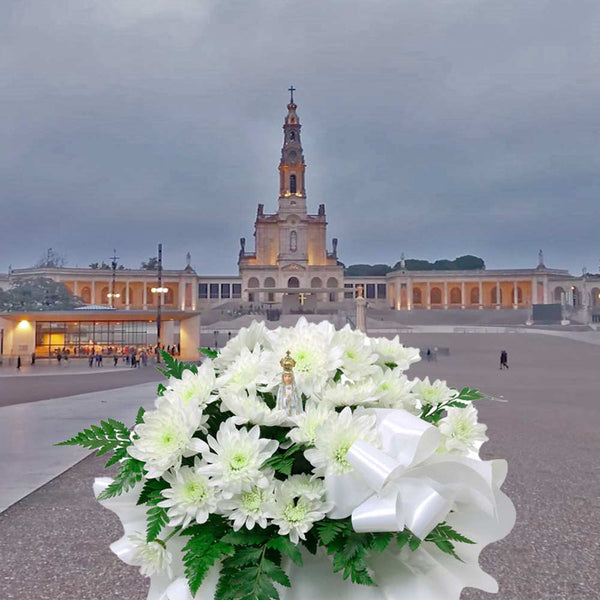 Fleurs à Notre-Dame de Fatima