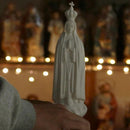 Illuminated statue of Our Lady of Fatima