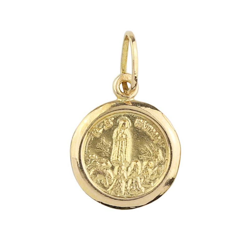 19.2-carat gold medal with Our Lady of Fatima