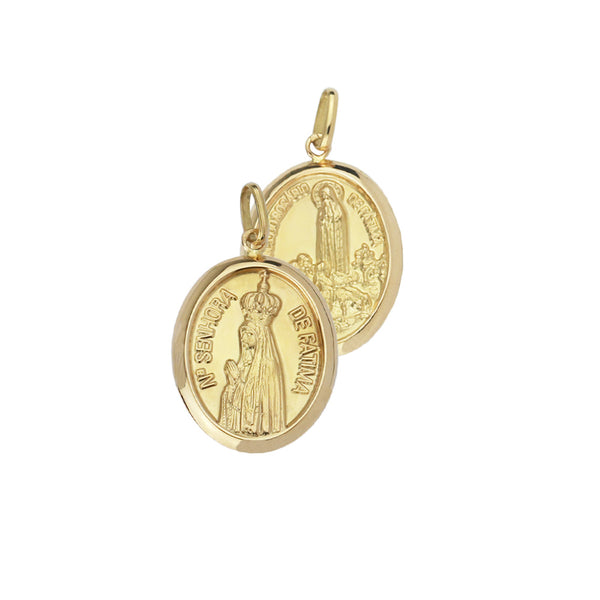Fatima Medal in 19.2 carat gold