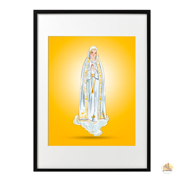 Plakat Matki Bożej Fatimskiej