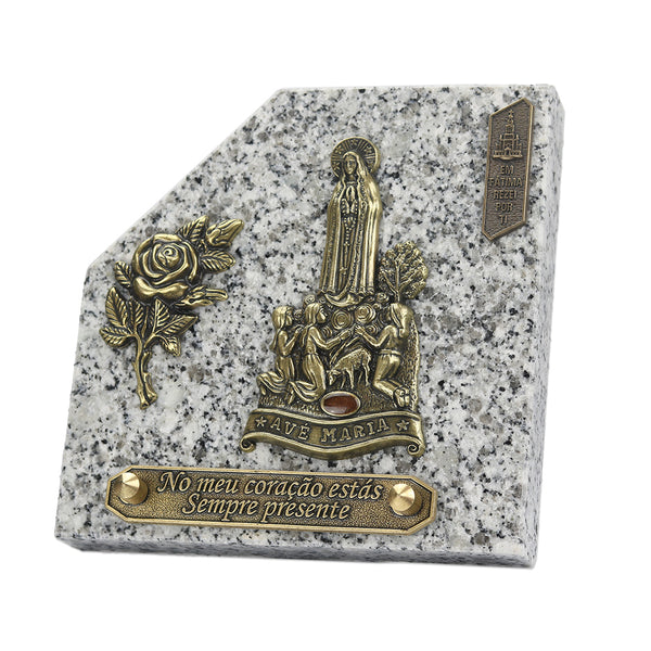 Granite funeral plaque