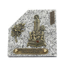 Granite plaque with dedication