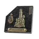 Granite plaque with dedication