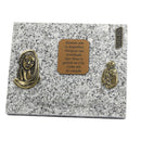 Granite plaque without dedication