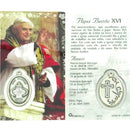 Prayer card of Pope Benedict XVI