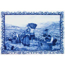 Blue vintage tile