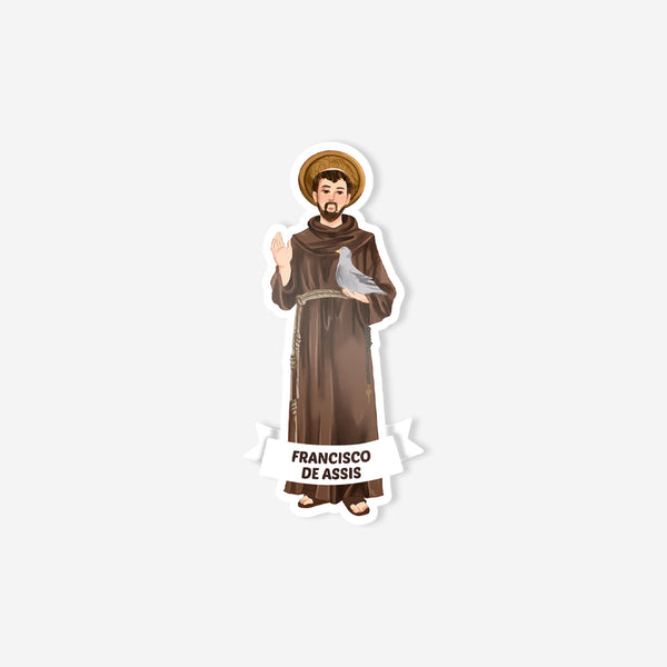 Saint Francis of Assisi Catholic Sticker