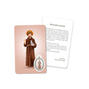Prayer's card of Saint Francis of Assisi