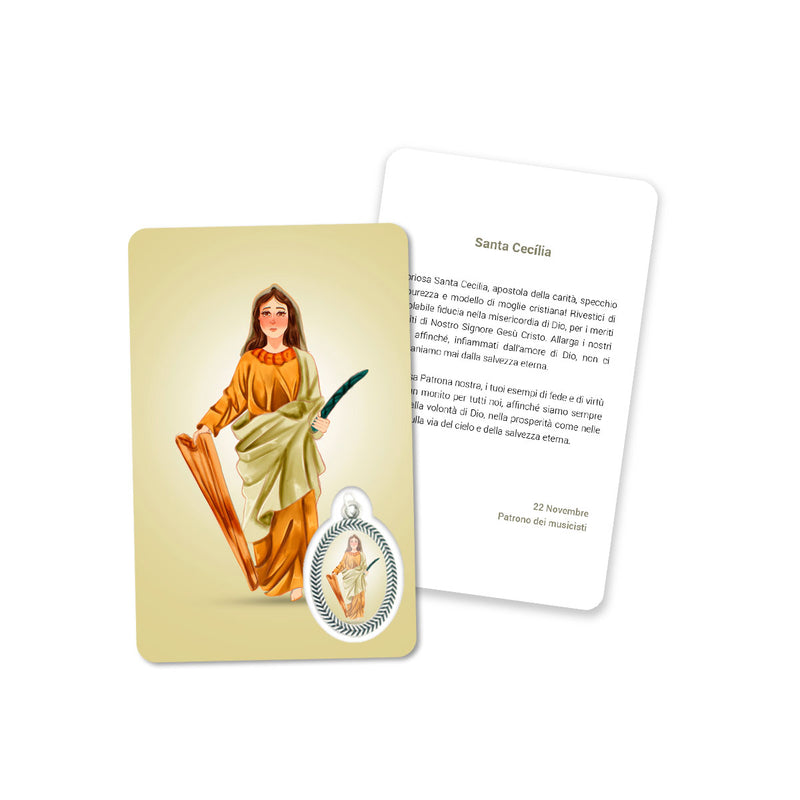 성 체칠리아의 기도 카드