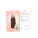Prayer's card of Saint Clare