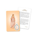 Prayer's card of Sacred Heart of Mary