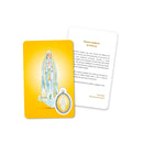 Prayer's card of Our Lady of Fátima