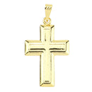 Golden cross pendant