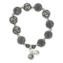 Hematite Roses Bracelet