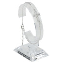 Zircon cross bracelet