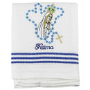 Kitchen towel with rosary