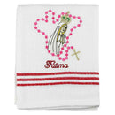 Kitchen towel with rosary