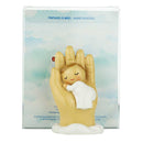 Protective angel with baby in hand