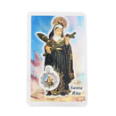 Card with prayer of Saint Rita