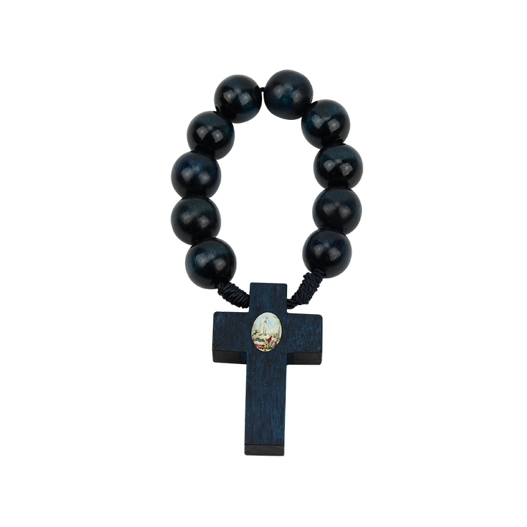 Olive wood decade rosary