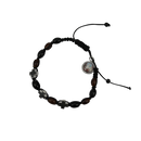 Wooden cross bracelet