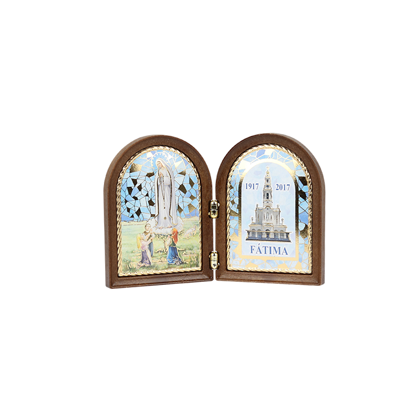 Plaque avec sanctuaire de Fatima