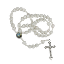 Rosary of white hearts