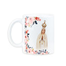 Religious Mug of Our Lady of Fátima with Prayer