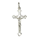 Open Crucifix Medal - Silver 925