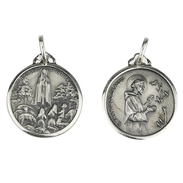 Medal of Saint Francis of Assisi - 925 Silver