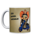 Saint Raphael with Motorbike Mug