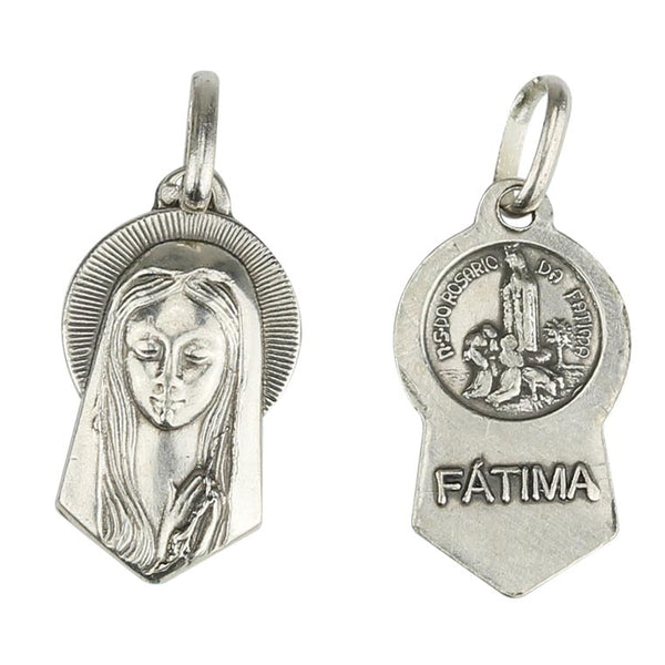 Medal cut out of Our Lady of Fatima - 925 Silver