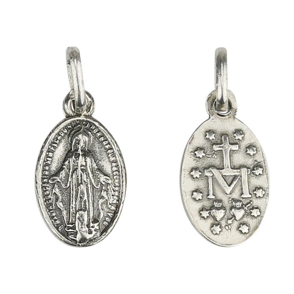 Medal of Our Lady of the Miraculous Cross - 925 Silver