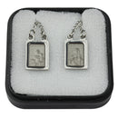 Rectangular stainless steel scapular