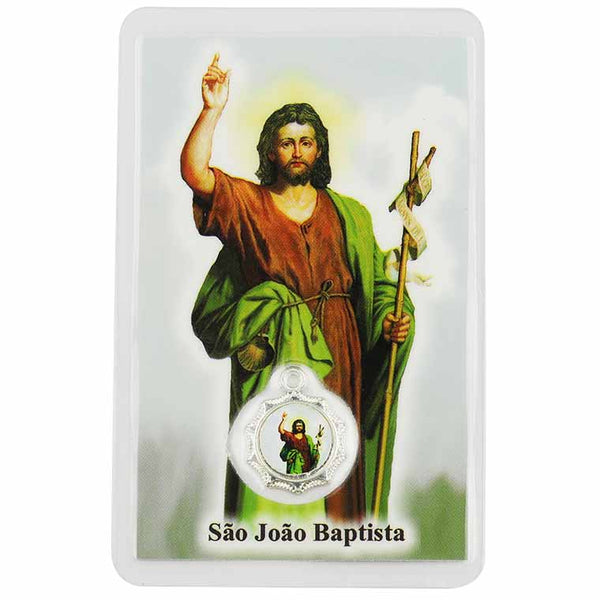 Prayer card of Saint John Baptist