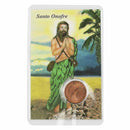 Prayer card of Saint Onofre