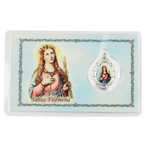 Prayer card of Philomena