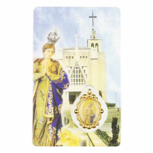 Prayer card of Our Lady of the Penha