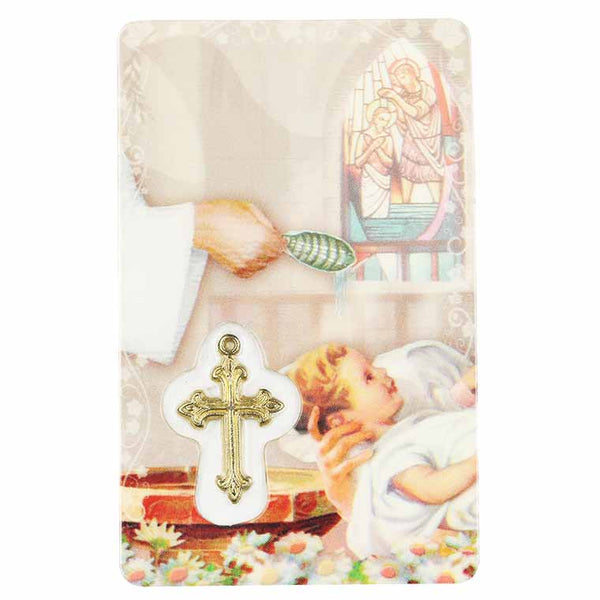 Baptism prayer card