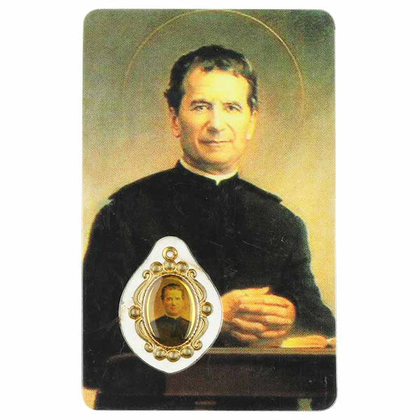 Prayer card of Saint John Bosco