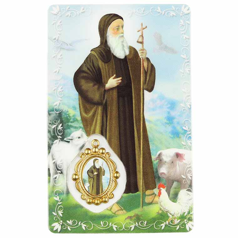 Prayer card of saint Antao