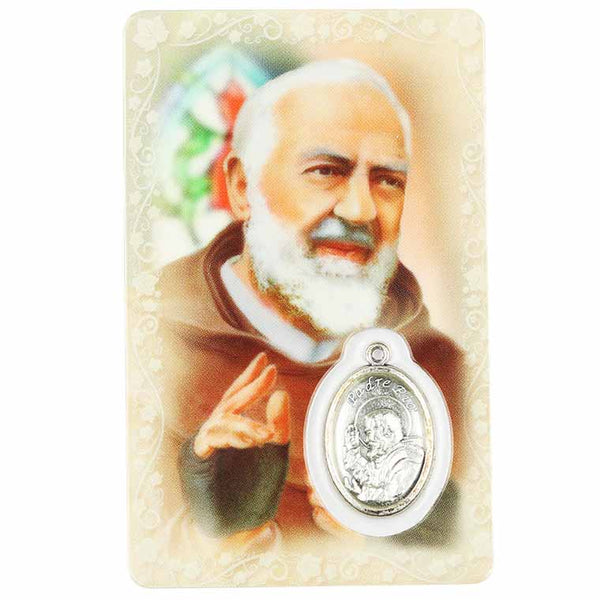 Prayer card of Padre Pio