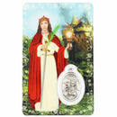 Prayer card of Saint Barbara